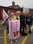 Salford Firefighters Strike 